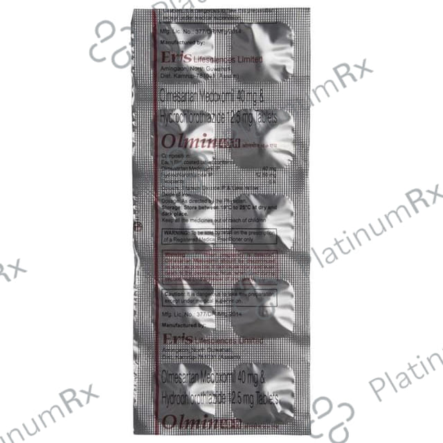 Olmin 40 H 12.5/40mg Tablet 10s