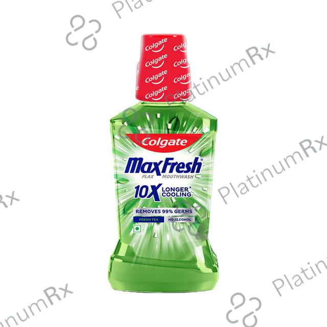Colgate Fresh Tea MaxFresh Plax Antibacterial Mouth Wash 250ml