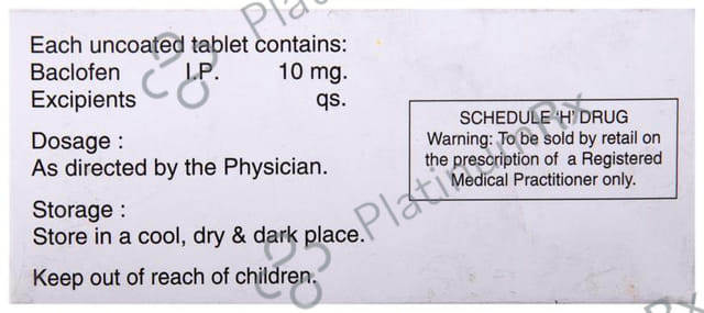 Bacfen 10mg Tablet 10s (Icon)