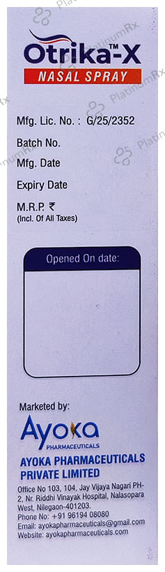 Otrika-X Nasal Spray
