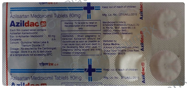 Azildac 80mg Tablet 10s