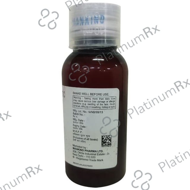 Alvaxia M 2.5/4mg Syrup 30ml