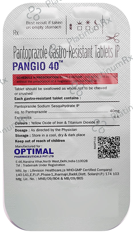 Pangio 40 Tablet