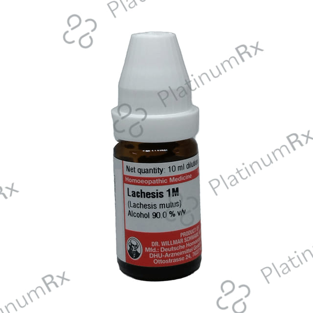 Dr Willmar Schwabe Germany Lachesis Mutus Dilution 1M