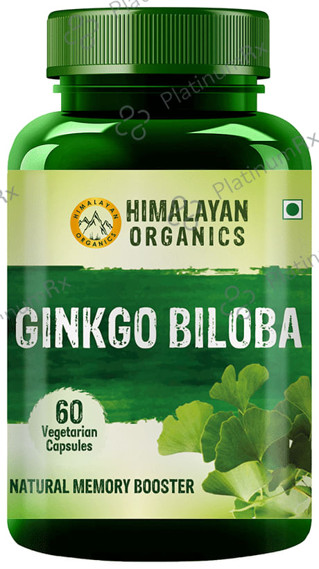 Himalayan Organics Ginkgo Biloba Vegetarian Capsule