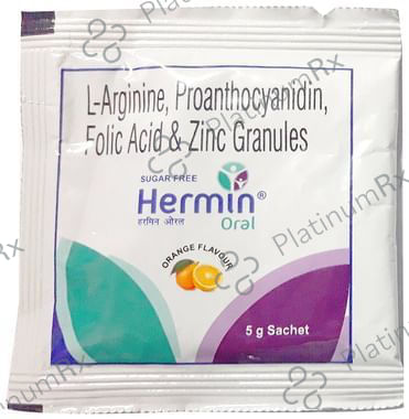 Hermin Orange Sugar Free Oral Sachet 5gm