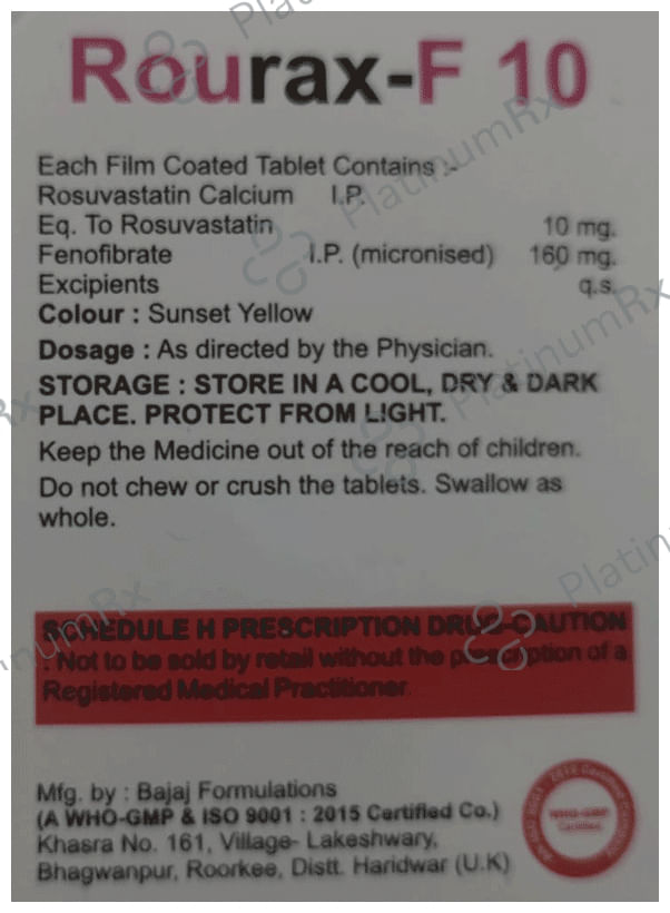 Rourax-F 10 Tablet