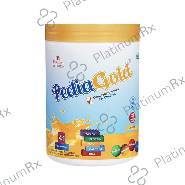 PediaGold with Protein Mango Flavour Powder 400gm