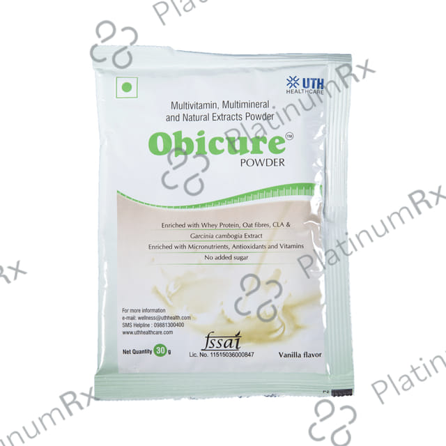 Obicure Whey Protein with CLA, Multivitamins & Minerals - Flavour Powder