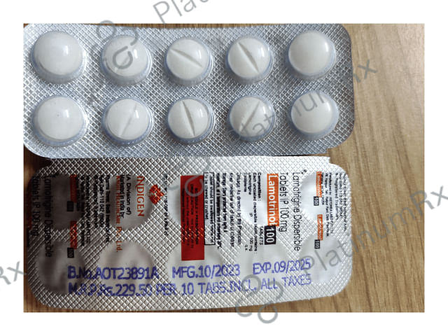 Lamotrinol 100mg Tablet 10s