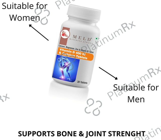 Meld wellness always Vitamin D 400IU Tablet 30s