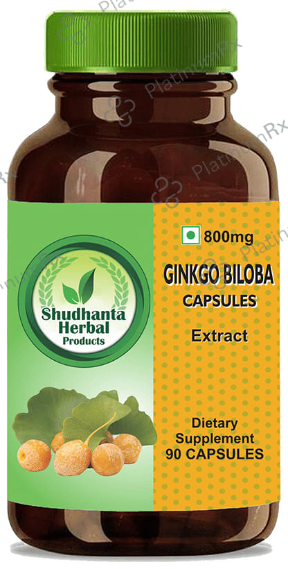 Shudhanta Herbal Ginkgo Biloba 800mg Capsule