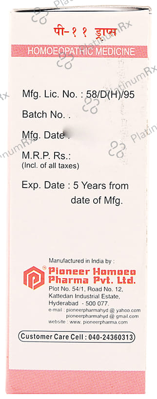 Pioneer Pharma P11 Headache Drop