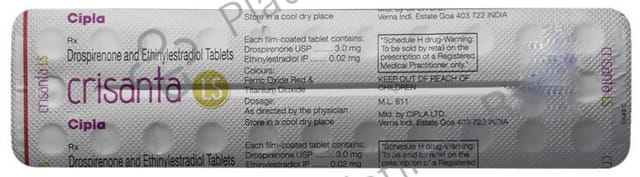 Crisanta LS 3/0.02mg Tablet 24s