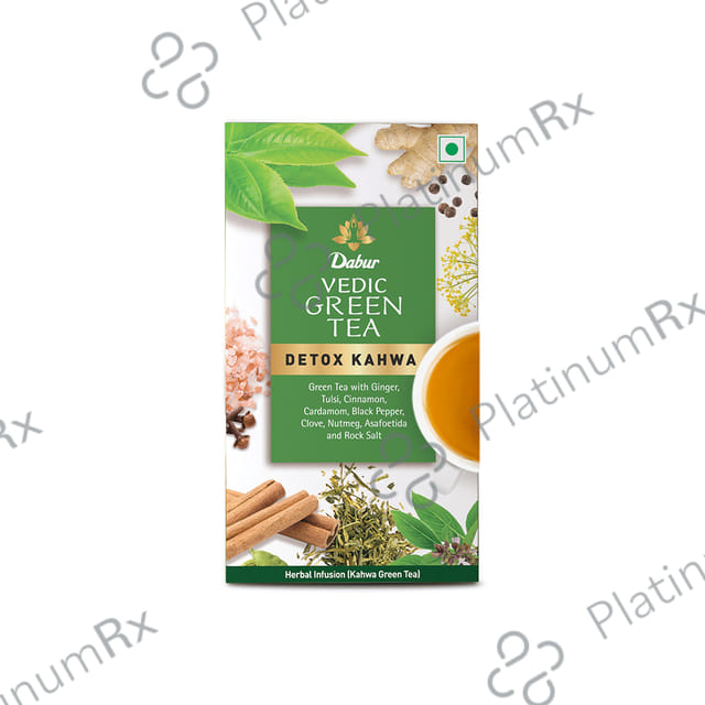 Dabur Vedic Green Tea Bag (2.5gm Each) - Detox Kahwa for Digestion & Weight Loss