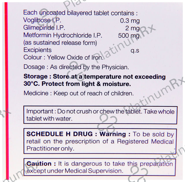 Tribetrol 2 Forte 2/500/0.3mg Tablet SR 15s