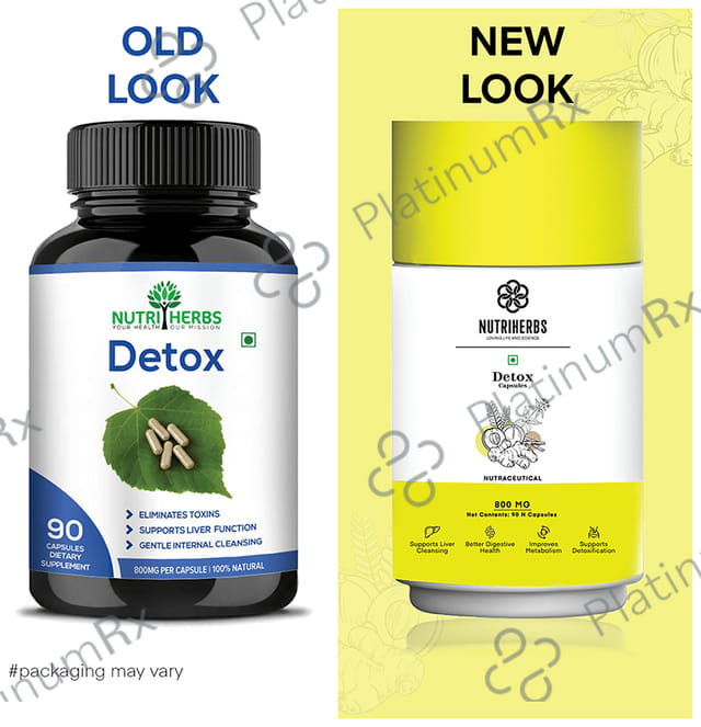 Nutriherbs Detox 500mg Capsule