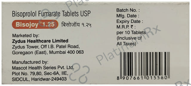Bisojoy 1.25mg Tablet 10s