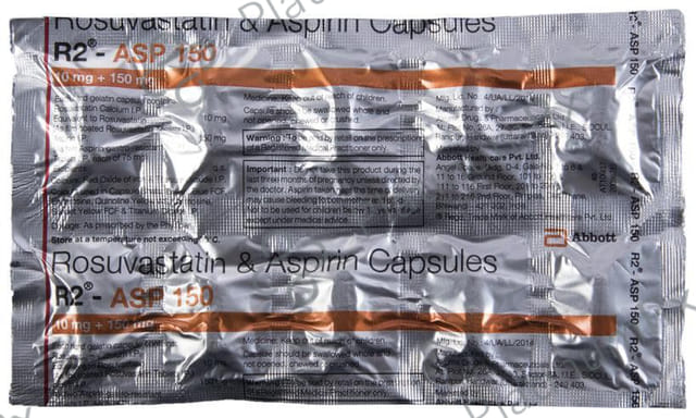 R2 ASP 150/10mg Tablet 10s