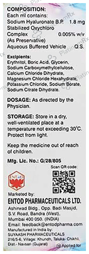 Hyla Fusion 1.8mg Eye Drop 10ml