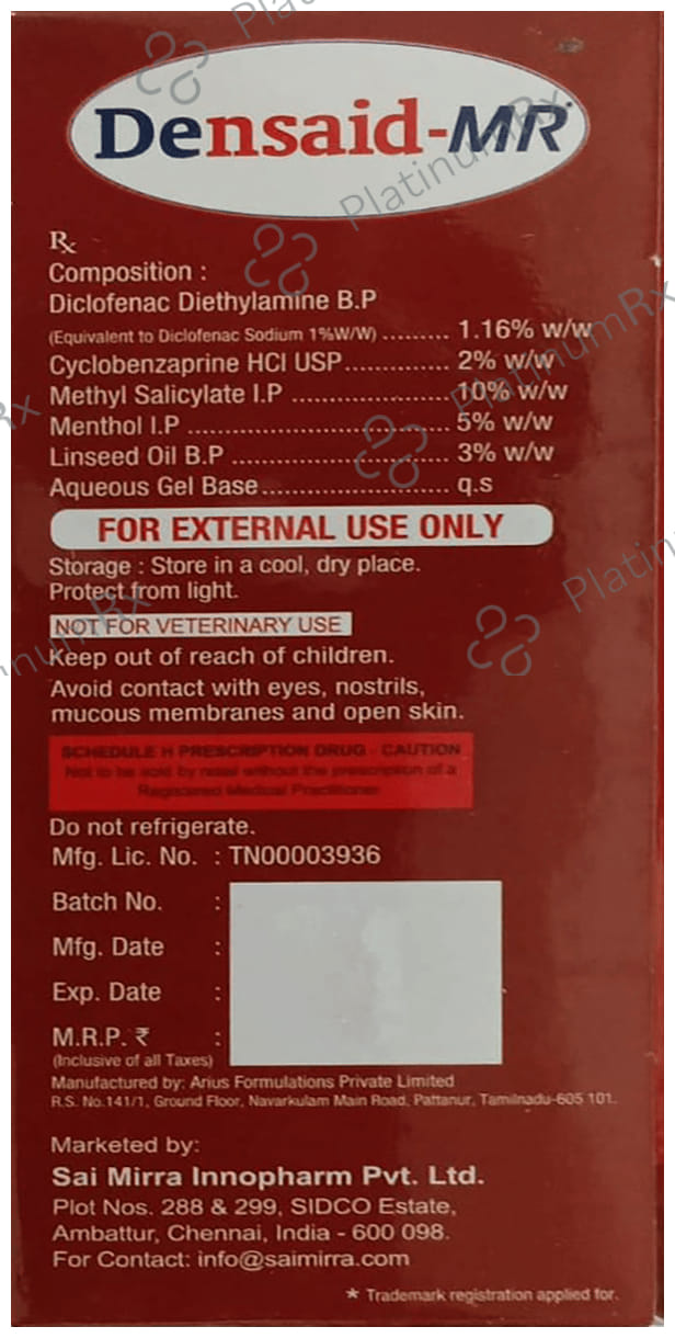 Densaid MR Topical Solution 40gm
