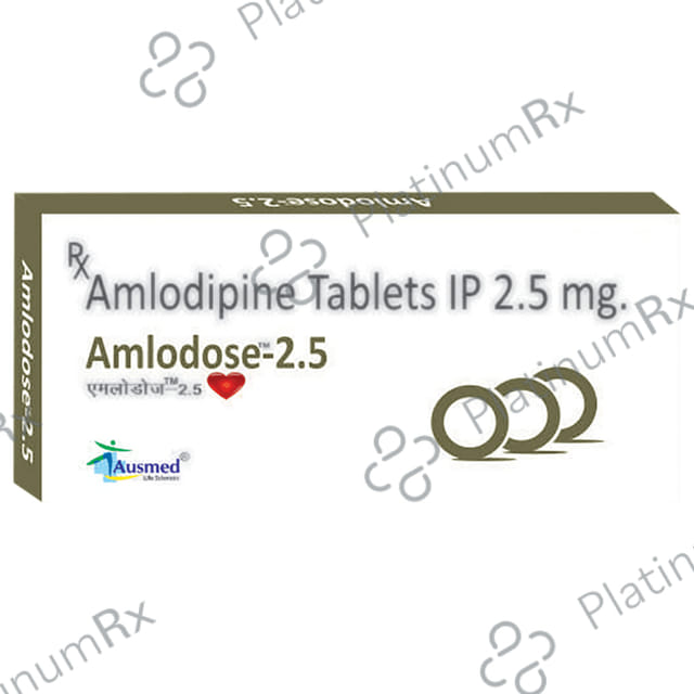 Amlodose 2.5mg Tablet 10s