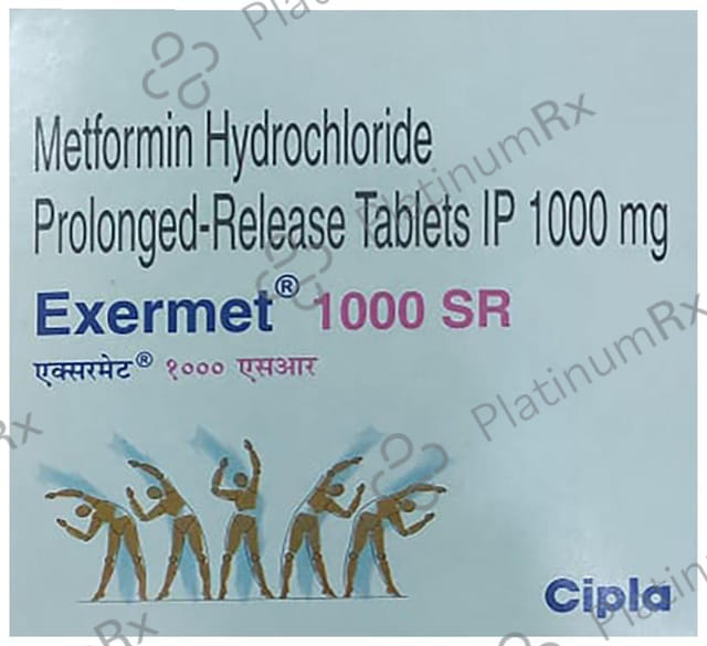 Exermet 1000mg Tablet SR 15s