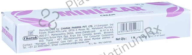 Charak Miniscar Cream 30gm