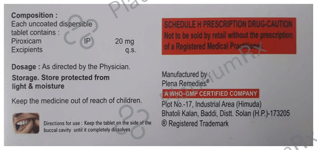 Nexcam DT 20mg Tablet 10s