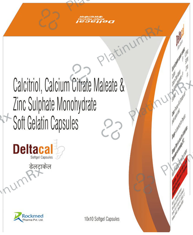 Deltacal Softgel Capsule 10s