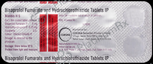 Bisobis H 5/6.25mg Tablet 10s