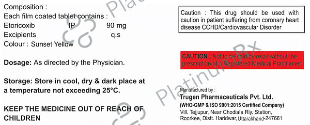 Eroxia 90 Tablet 10 Tablet Mabril Health Pvt