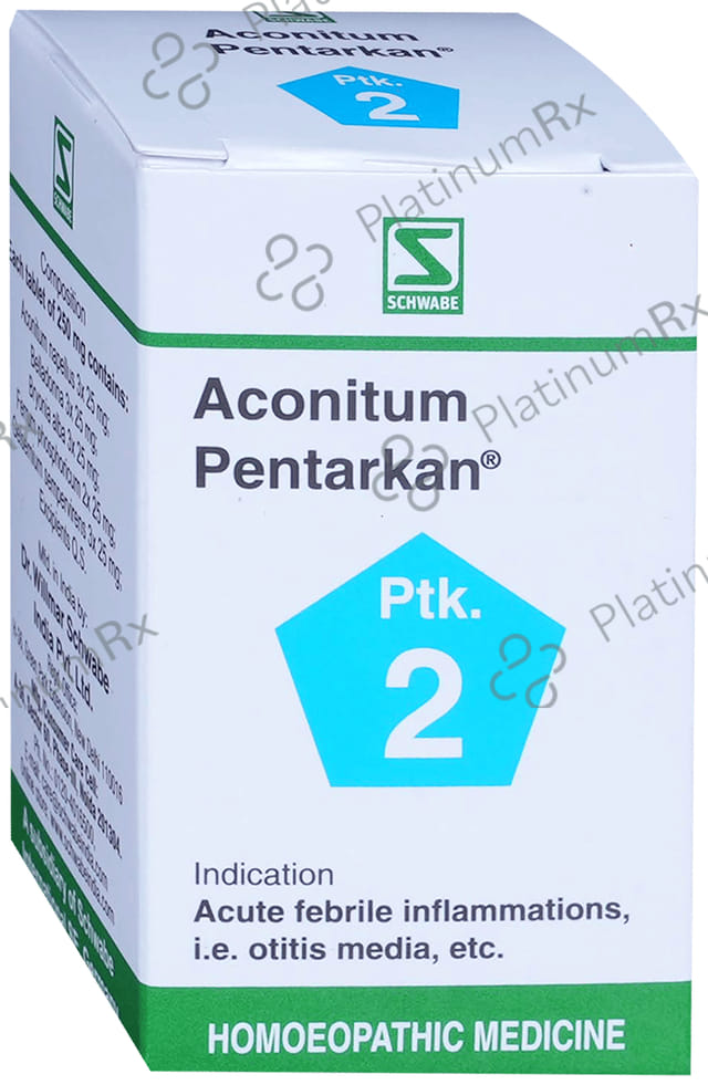 Dr Willmar Schwabe India Aconitum Pentarkan Tablet