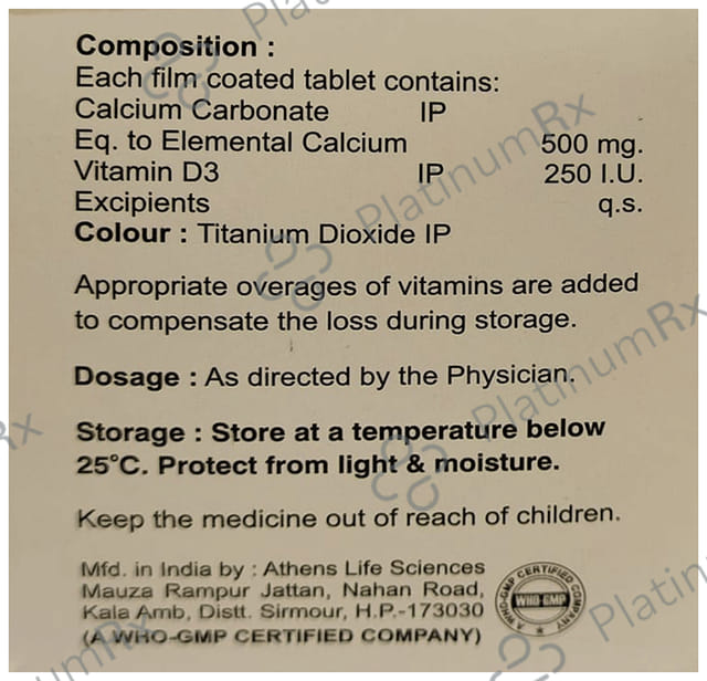 Cal Push Tablet 15s