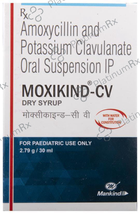 Moxikind CV 200/28.5mg Dry Syrup 30ml