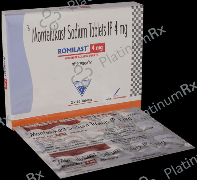 Romilast 4mg Tablet 15s