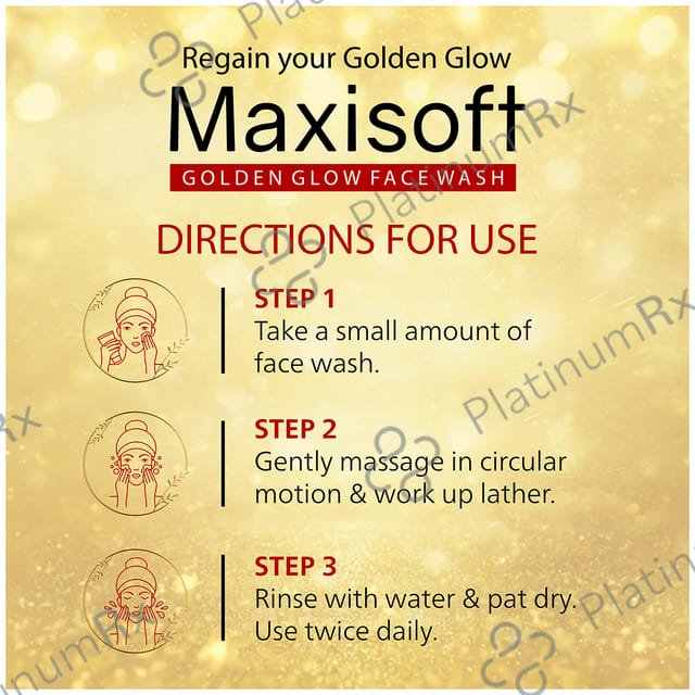 Maxisoft Golden Glow Face Wash