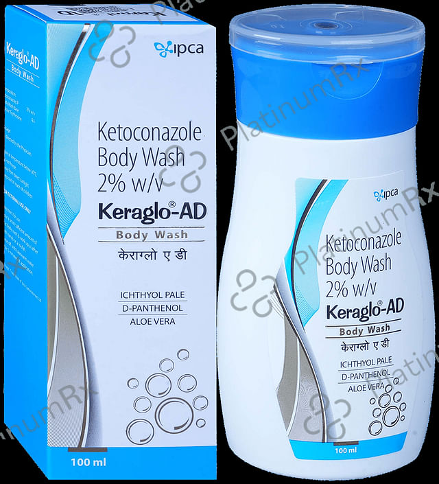 Keraglo AD 2% Body Wash 100ml