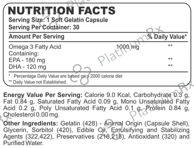 Nuvilife Omega 3 Fish Oil Capsule 30s