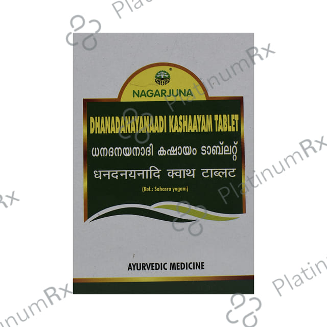 Nagarjuna Dhanadanayanaadi Kashaayam Tablet