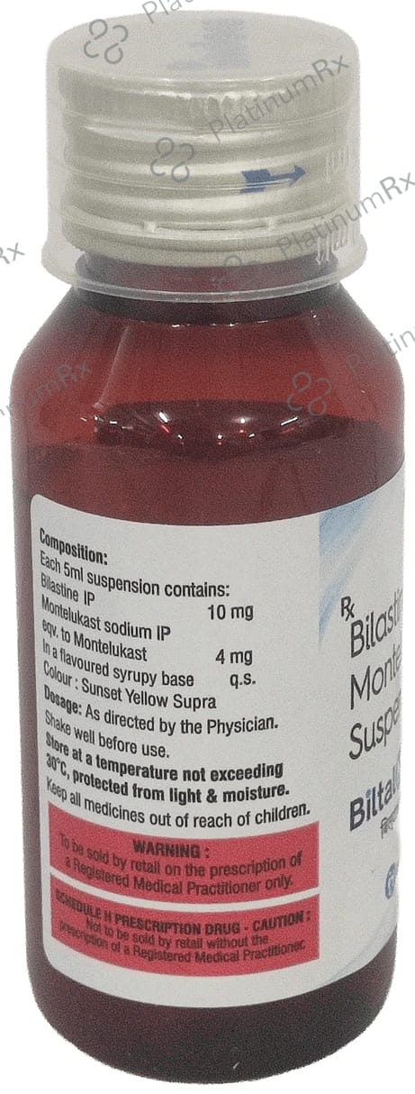 Biltal M 10/4mg Suspension 50ml