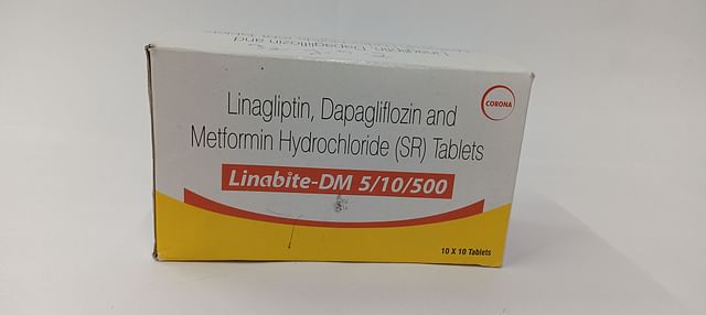 Linabite DM 5/10/500mg Tablet 10s