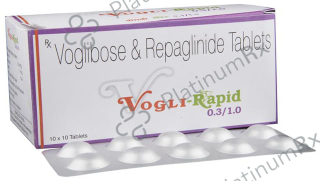 Vogli Rapid 0.3/1mg Tablet 10s