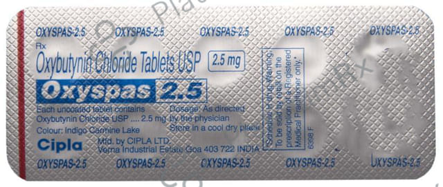 Oxyspas 2.5mg Tablet 10s