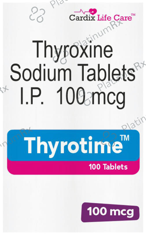 Thyrotime 100mcg Tablet 100s