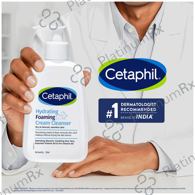 Cetaphil Hydrating Foaming Cream Cleanser 236ml