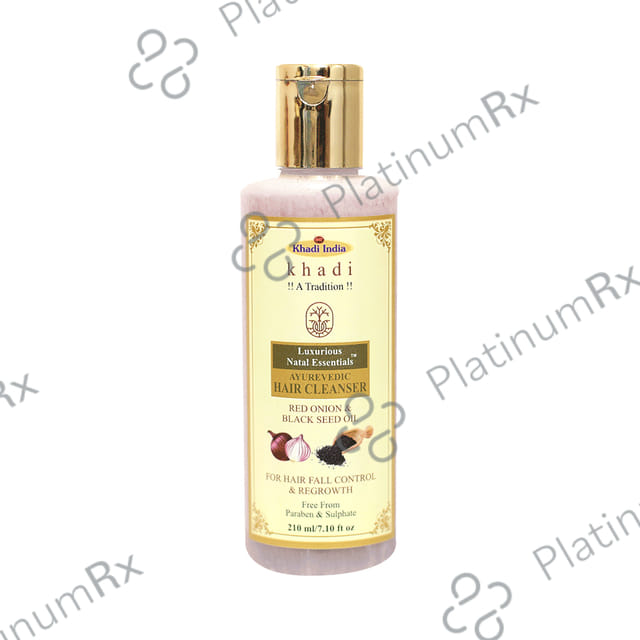 Luxurious Natal Essentials Red Onion & Black Seed Oil Ayurevedic Hair Cleanser  210ml