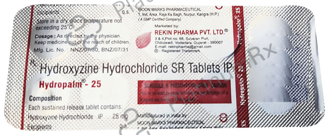Hydropalm 25mg Tablet 10s