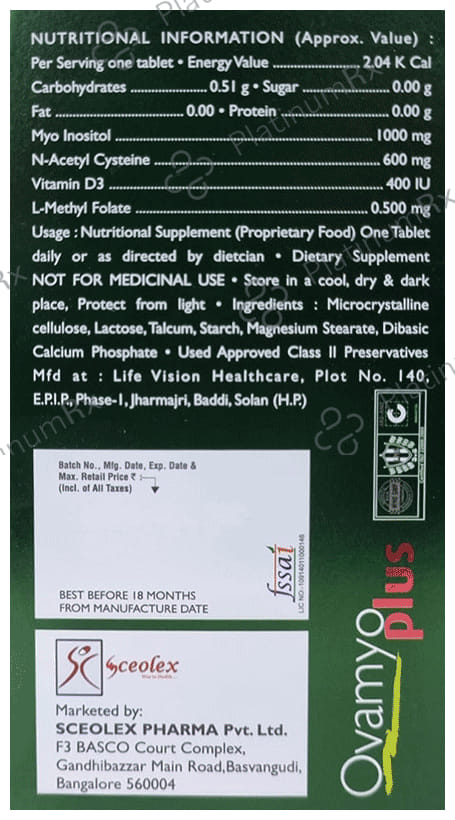 Ovamyo Plus Tablet 10s