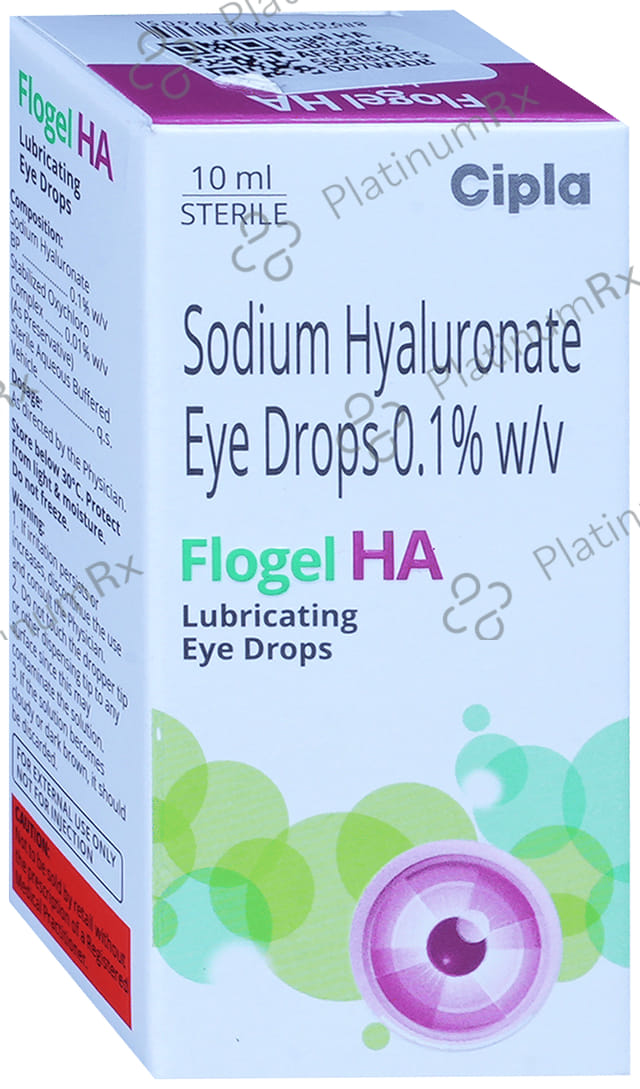 Flogel HA 0.1% Lubricating Eye Drop 10ml